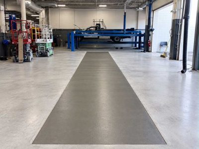After Commercial Concrete Pouring