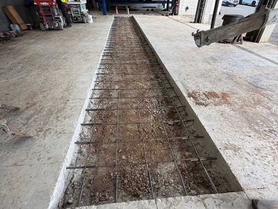 Before Commercial Concrete Pouring