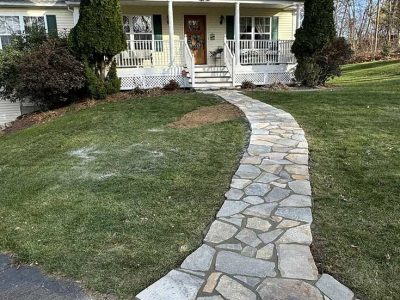 Stone Walkway Installation
