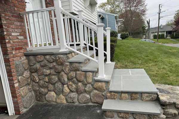 New Concrete Stair Installation New Concrete Stair Installation